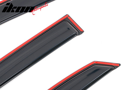 Fits 16-22 Lexus RX350 RX450h In-Channel Window Visor Somke Acrylic Deflectors