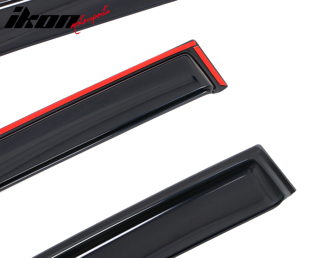 Fits 16-22 Lexus RX350 RX450h In-Channel Window Visor Somke Acrylic Deflectors