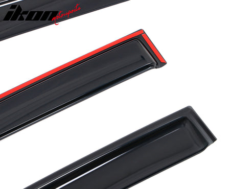 Fits 16-22 Lexus RX350 RX450h In-Channel Window Visor Somke Acrylic Deflectors