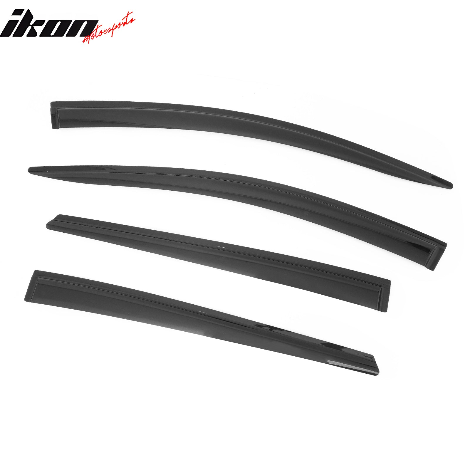 Fits 16-22 Toyota Prius& Prius Prime 4PCS Window Visors Smoke Acrylic Deflectors