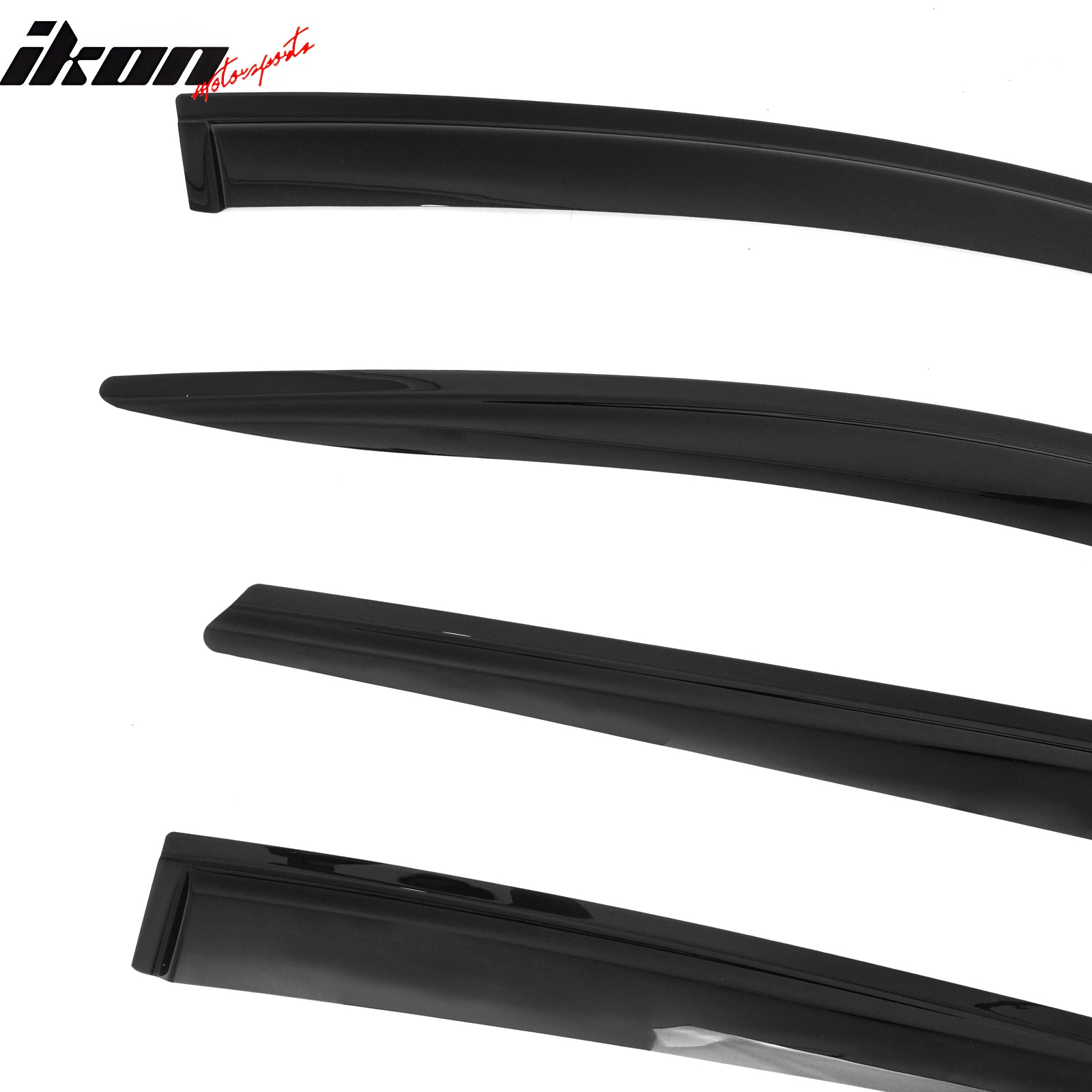 Fits 16-22 Toyota Prius& Prius Prime 4PCS Window Visors Smoke Acrylic Deflectors