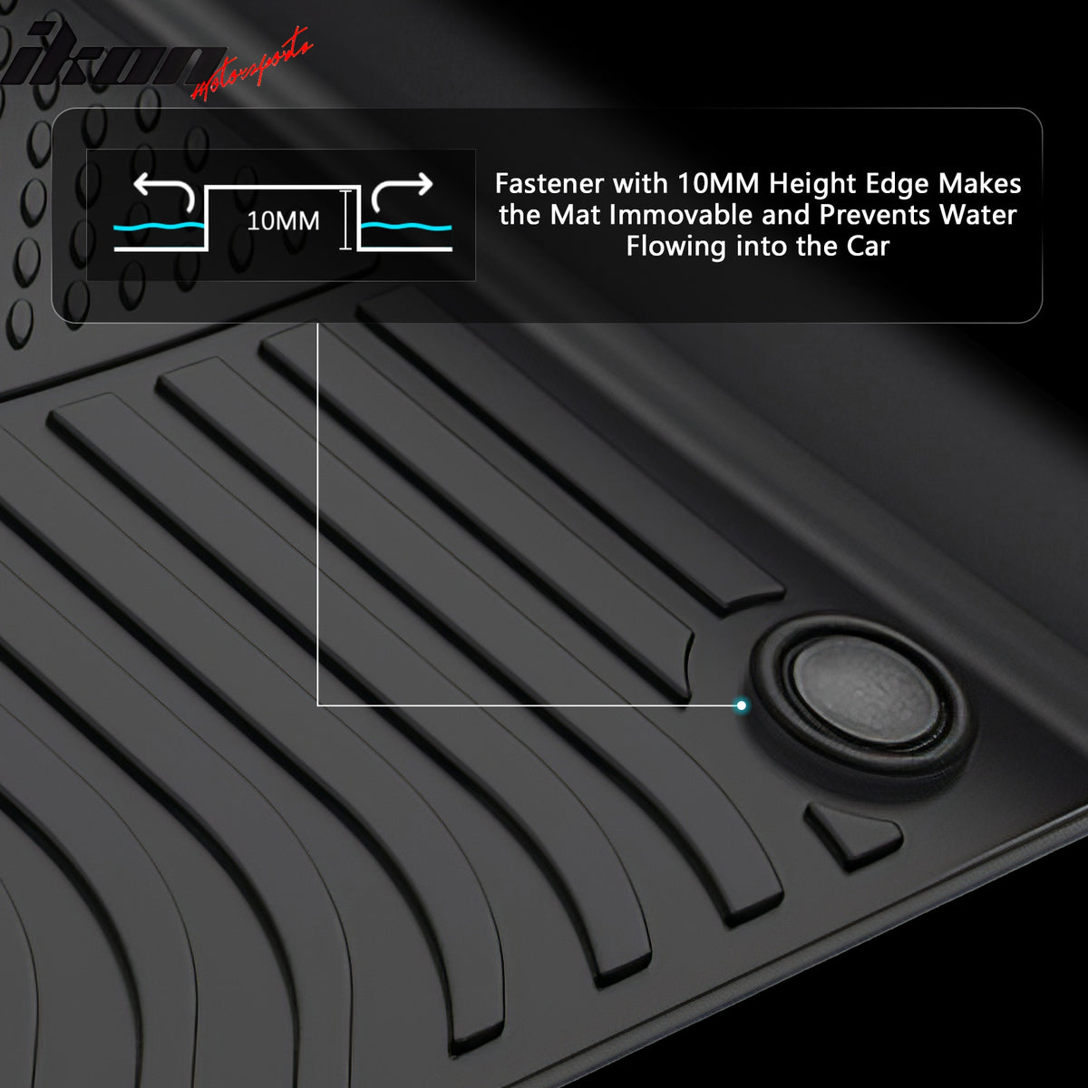 Fits 16-23 Audi TT/TTS Floor Mats TPE Carpets 3D All Season Custom Boot Liner