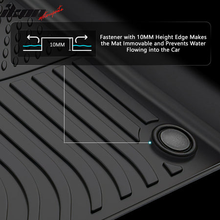 Fits 16-23 Audi TT/TTS Floor Mats TPE Carpets 3D All Season Custom Boot Liner