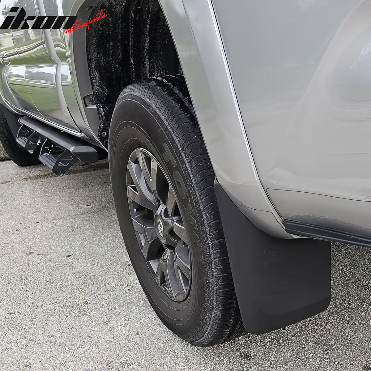Fits 16-23 Toyota Tacoma W/OE Fender Flare Mud Flaps Wheel Arch Splash Guards PP