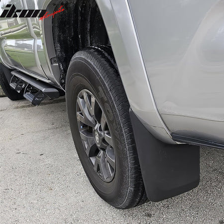 Fits 16-23 Toyota Tacoma W/OE Fender Flare Mud Flaps Wheel Arch Splash Guards PP