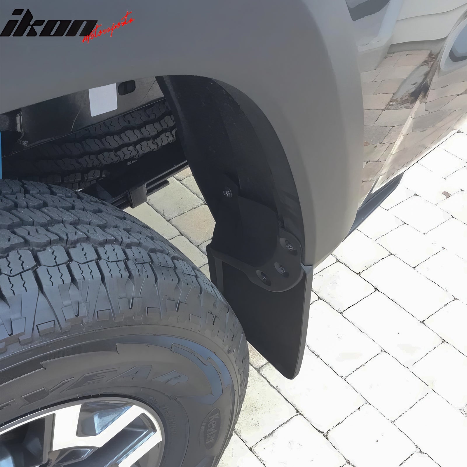 Fits 16-23 Toyota Tacoma W/OE Fender Flare Mud Flaps Wheel Arch Splash Guards PP