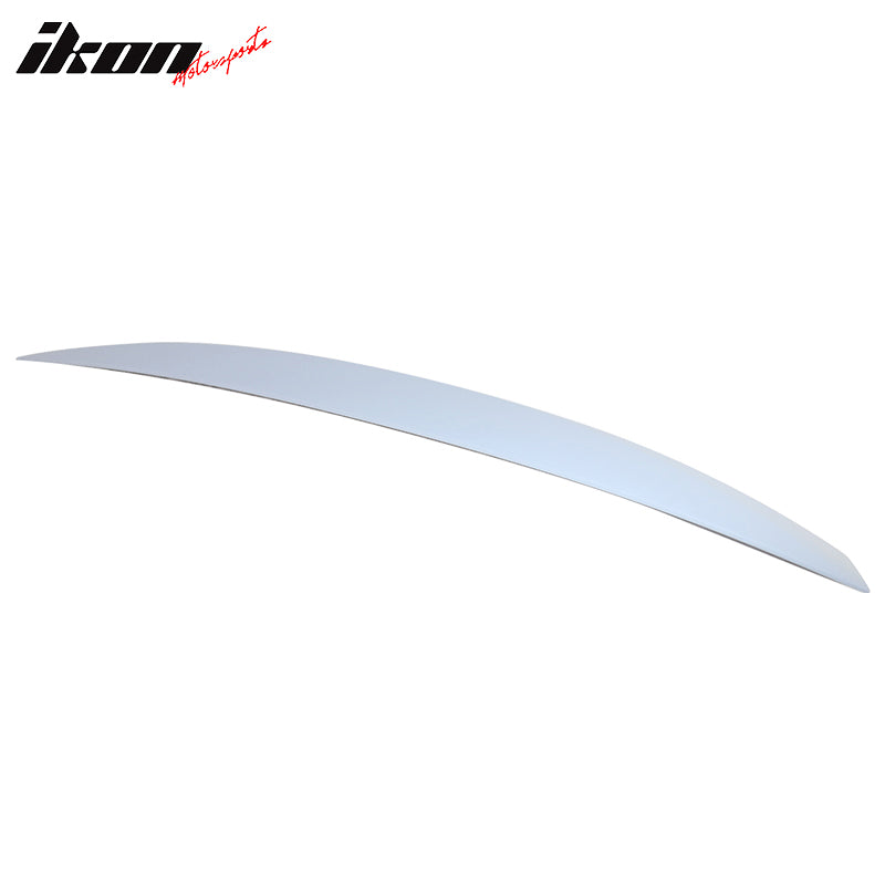 Fits 16-23 Nissan Maxima Trunk Spoiler OE Style Gray Rear Wing ABS LED Boot Trim