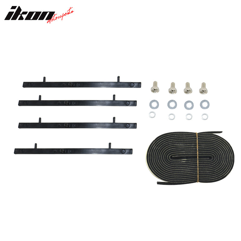 Fits 16-23 Nissan Maxima Trunk Spoiler OE Style Gray Rear Wing ABS LED Boot Trim