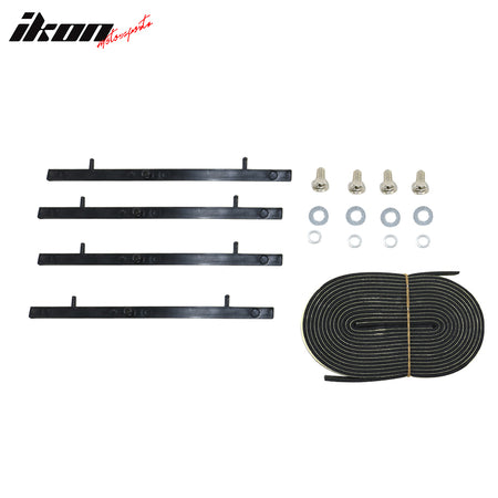 Fits 16-23 Nissan Maxima Trunk Spoiler OE Style Gray Rear Wing ABS LED Boot Trim