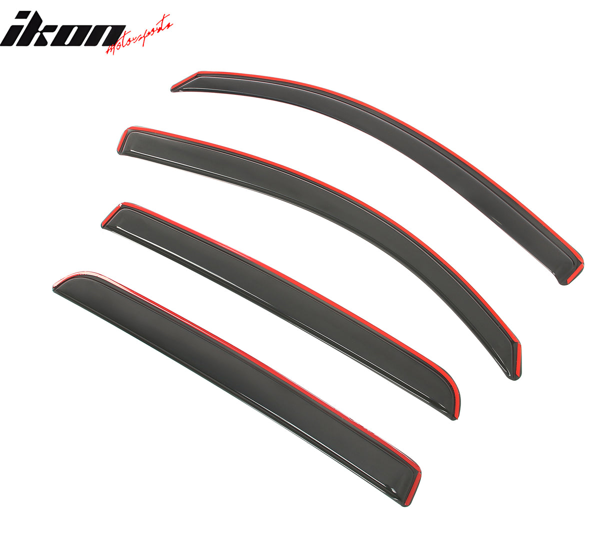 Fits 16-23 Toyota Tacoma Double Cab In-Channel Window Visors Acrylic Rain Shade
