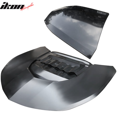 Fits 16-24 Chevrolet Camaro ZL1 Style Aluminum Unpainted Front Bumper Hood Guard