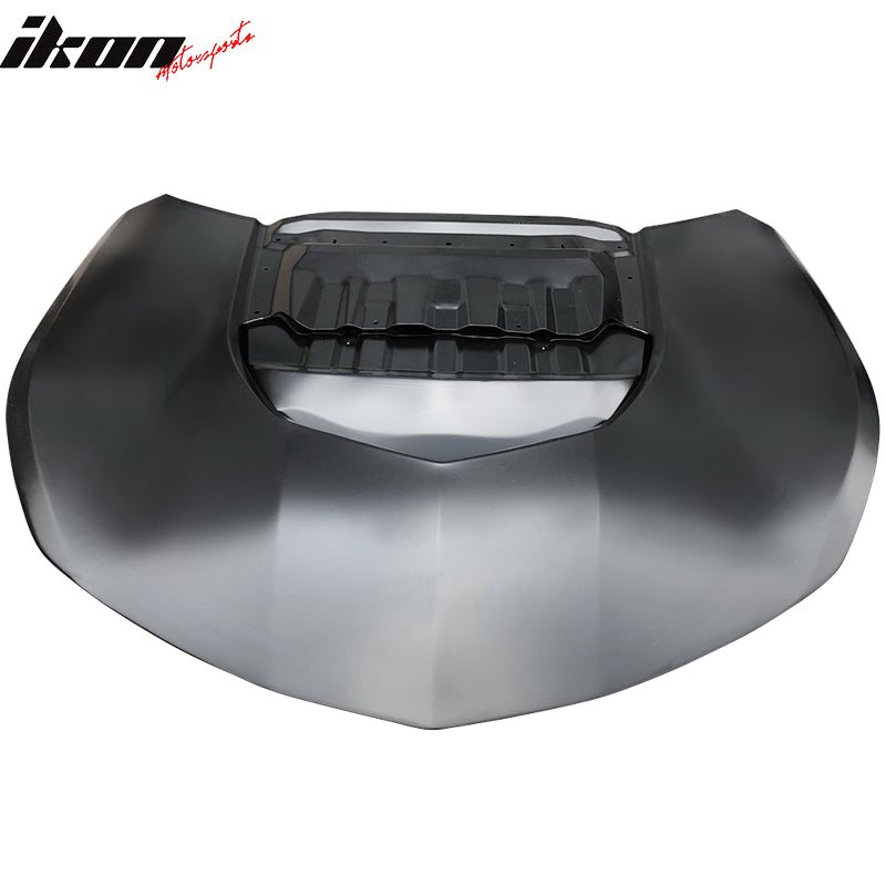 Fits 16-24 Chevrolet Camaro ZL1 Style Aluminum Unpainted Front Bumper Hood Guard