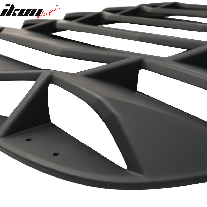 Fits 16-24 Chevy Camaro IKON Style Rear Window Louver + 2PCS Side Window Louvers