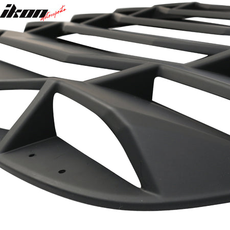 Fits 16-24 Chevy Camaro IKON Style Rear Window Louver + 2PCS Side Window Louvers