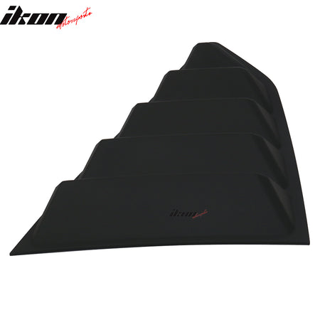 Fits 16-24 Chevrolet Camaro Coupe 2PCS GT Side + IKON V2 Rear Window Louvers ABS