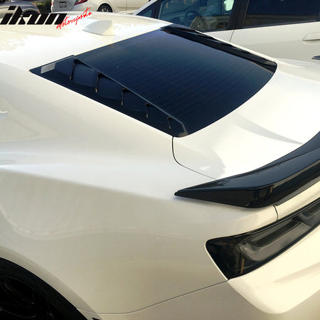 Fits 16-24 Chevy Camaro ABS Rear Window Louvers In Pairs