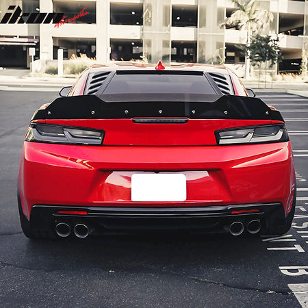 Fits 16-24 Chevy Camaro ABS Rear Window Louvers In Pairs