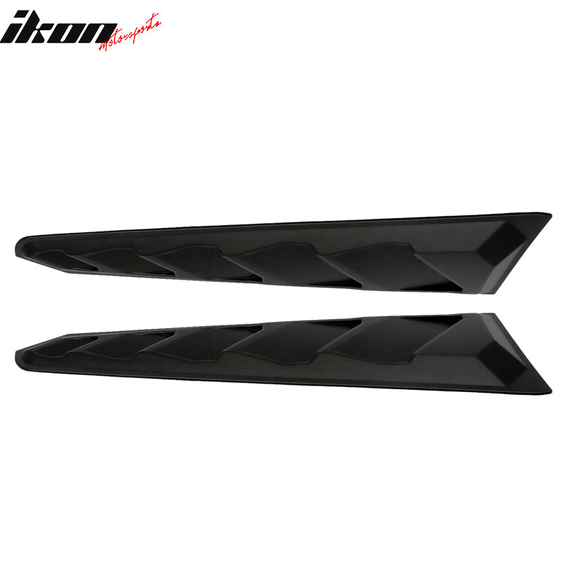 Fits 16-24 Chevy Camaro ABS Rear Window Louvers In Pairs