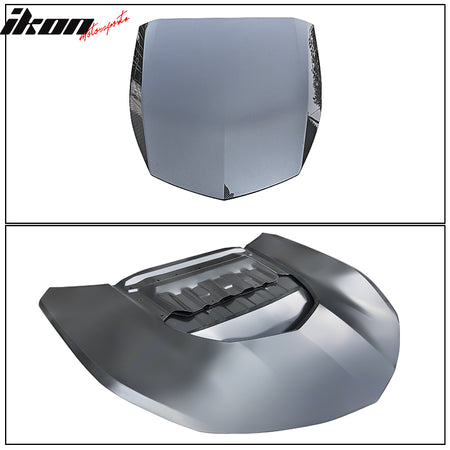 Fits 16-24 Camaro Carbon Fiber Aluminum Front Bumper Hood Guards