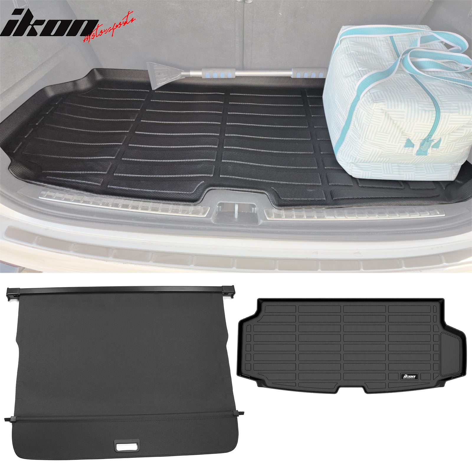 Fits 16-25 Volvo XC90 3D Molded TPE Rear Trunk Mat Cargo Liner Pad ...