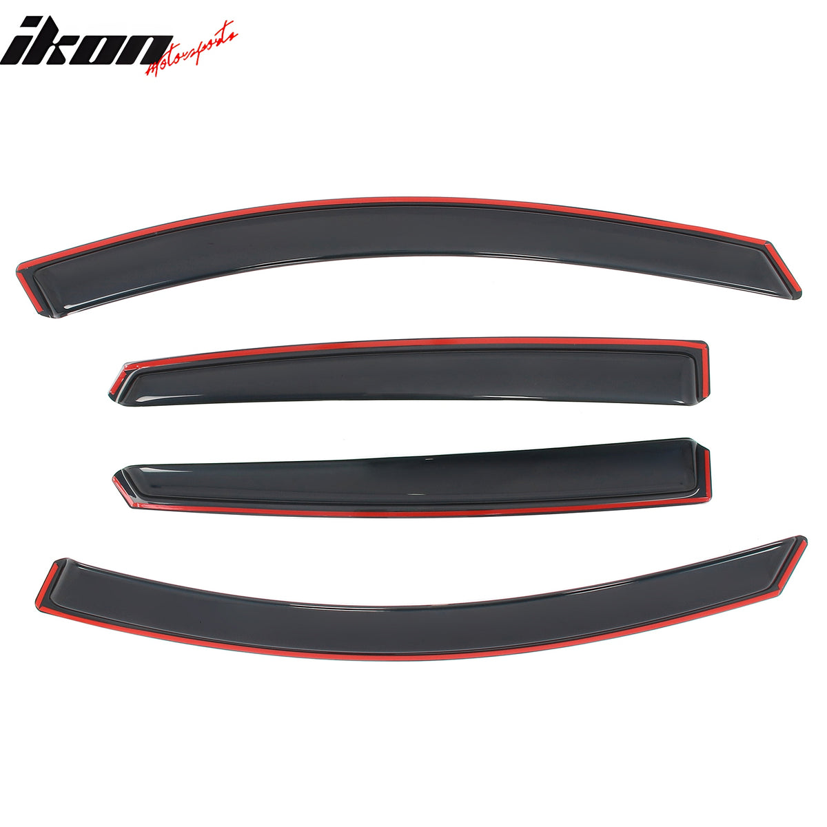 Fits 16-25 Chevrolet Malibu Window Visors In Channel Deflectors Rain Vent Guard
