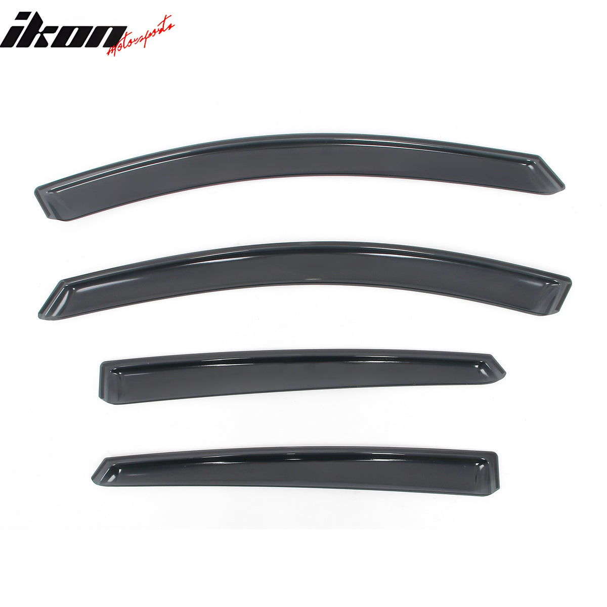 Fits 16-25 Chevrolet Malibu Window Visors In Channel Deflectors Rain Vent Guard