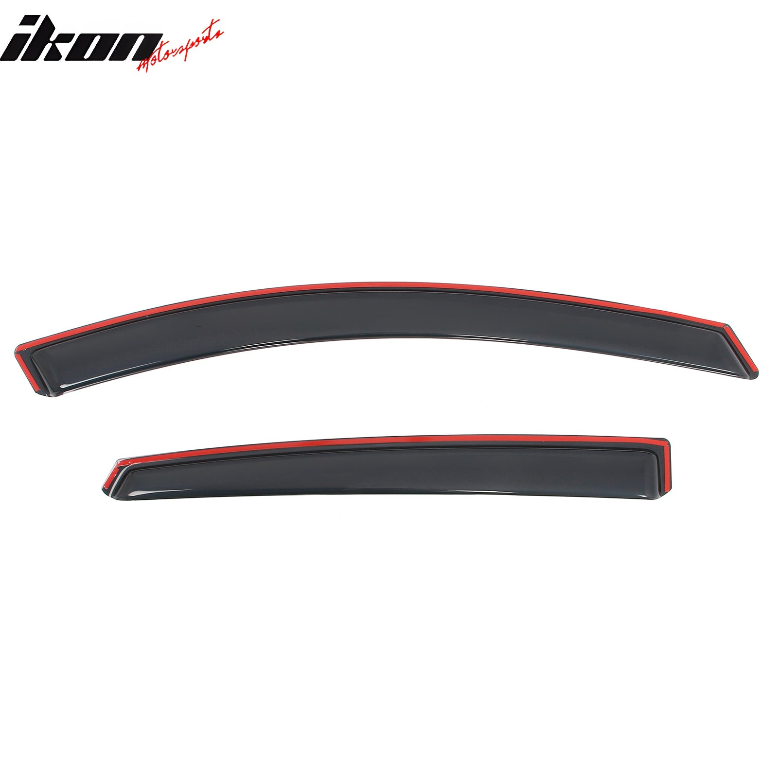 Fits 16-25 Chevrolet Malibu Window Visors In Channel Deflectors Rain Vent Guard