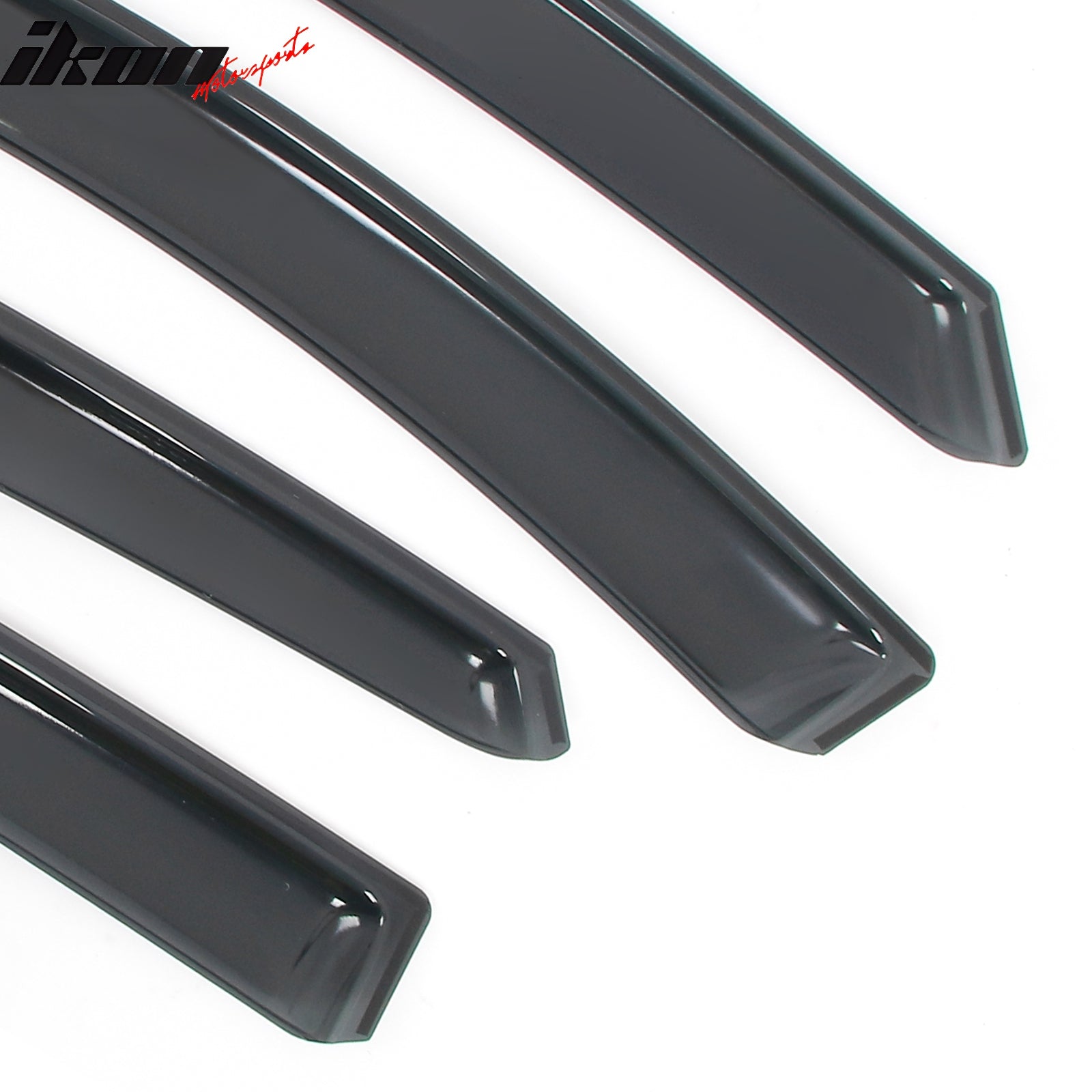 Fits 16-25 Chevrolet Malibu Window Visors In Channel Deflectors Rain Vent Guard