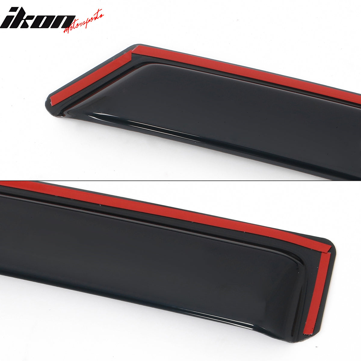 Fits 16-25 Chevrolet Malibu Window Visors In Channel Deflectors Rain Vent Guard