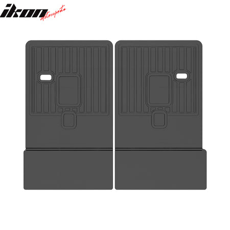 Fits 16-25 Dodge Durango Carbon Fiber Texture Cargo Cover + Backrest + Trunk Mat