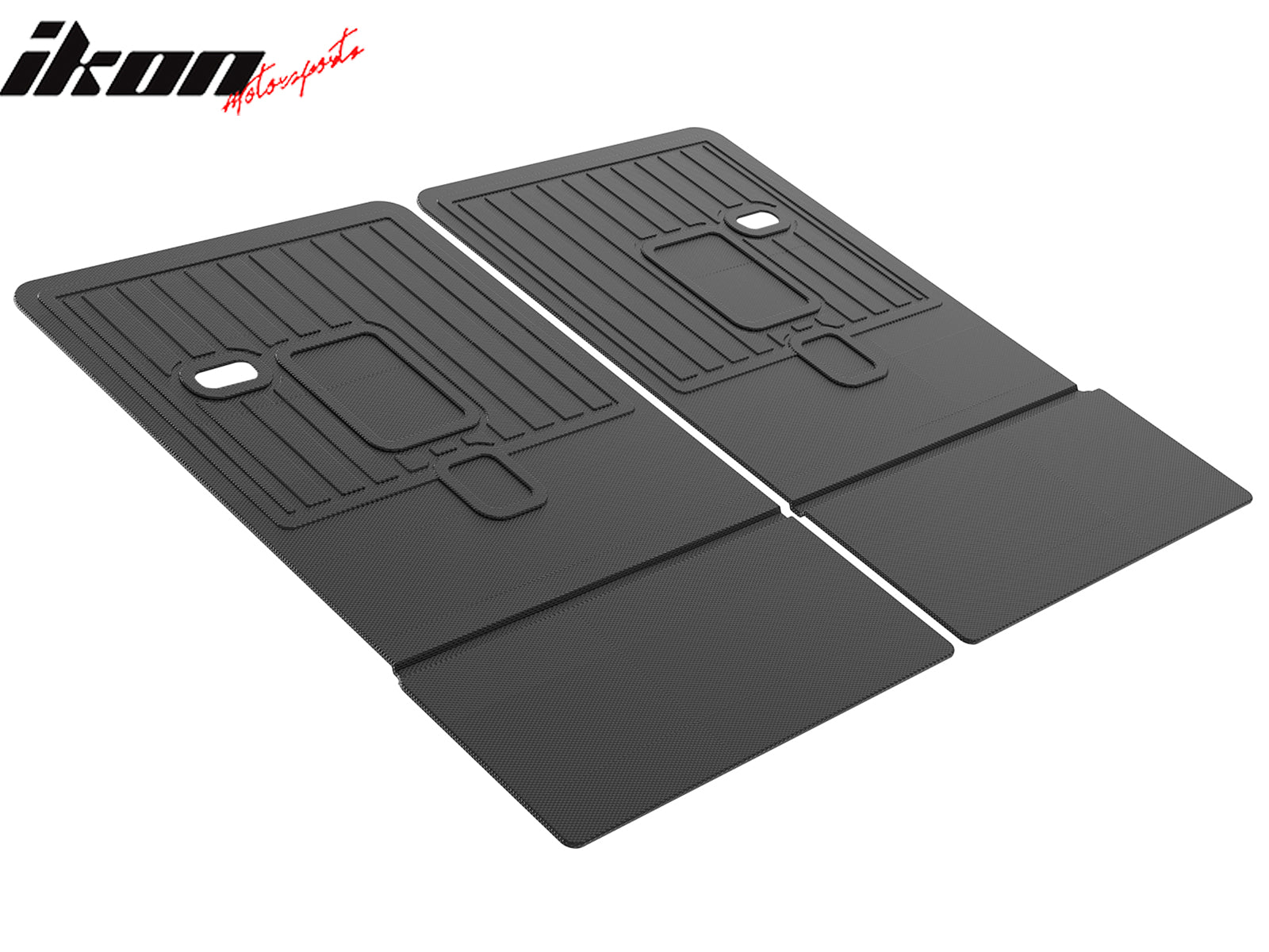 Fits 16-25 Dodge Durango Carbon Fiber Texture Cargo Cover + Backrest + Trunk Mat