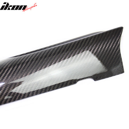 Fits 16-25 Mazda MX-5 MX5 Miata Carbon Fiber CF Interior Door Panel Trim 4PCS