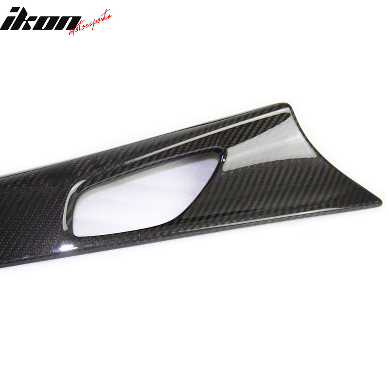 Fits 16-25 Mazda MX-5 MX5 Miata Carbon Fiber CF Interior Door Panel Trim 4PCS