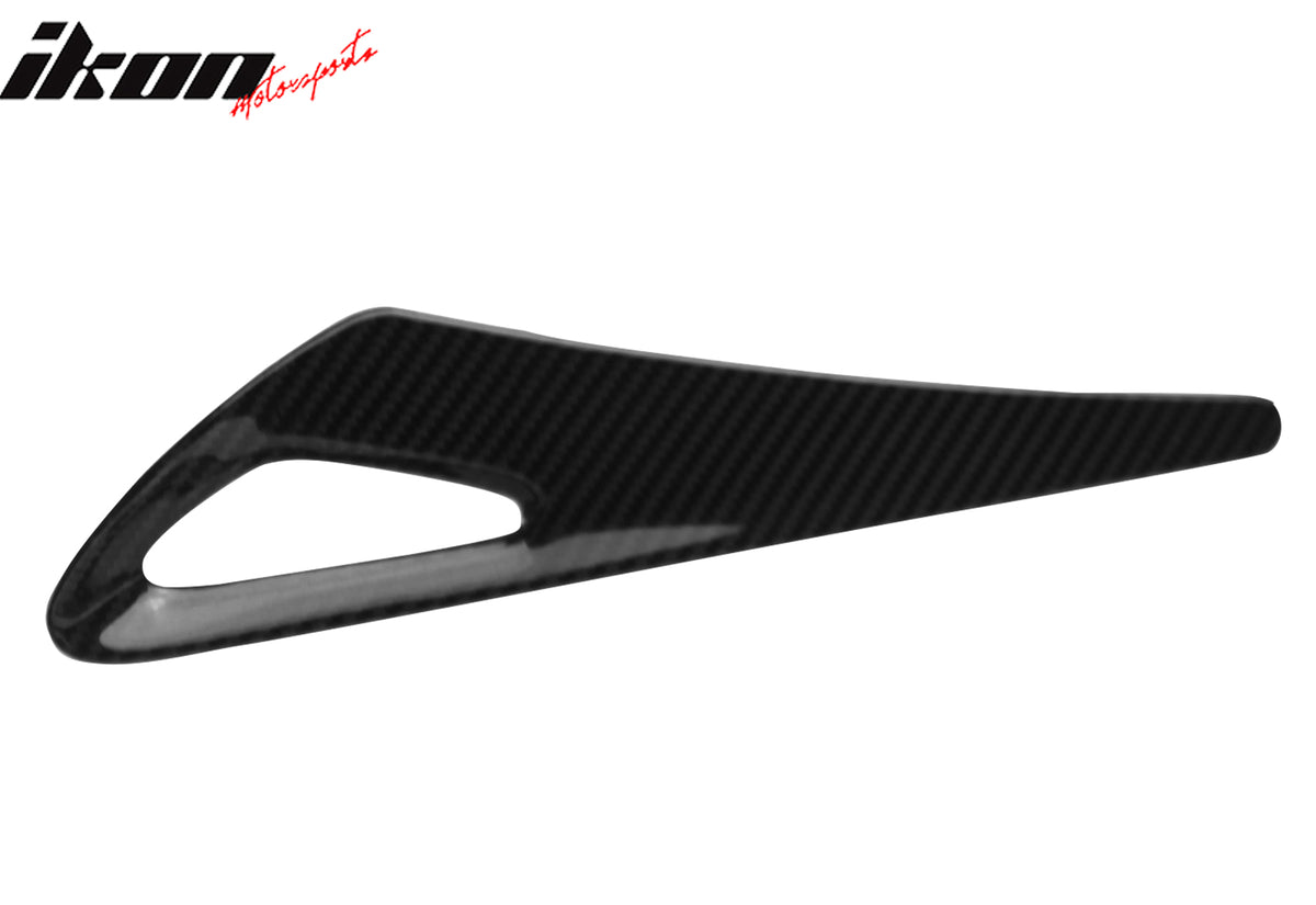 Fits 16-26 Mazda MX-5 Miata Carbon Fiber Exterior Side Fender Light Cover Trim