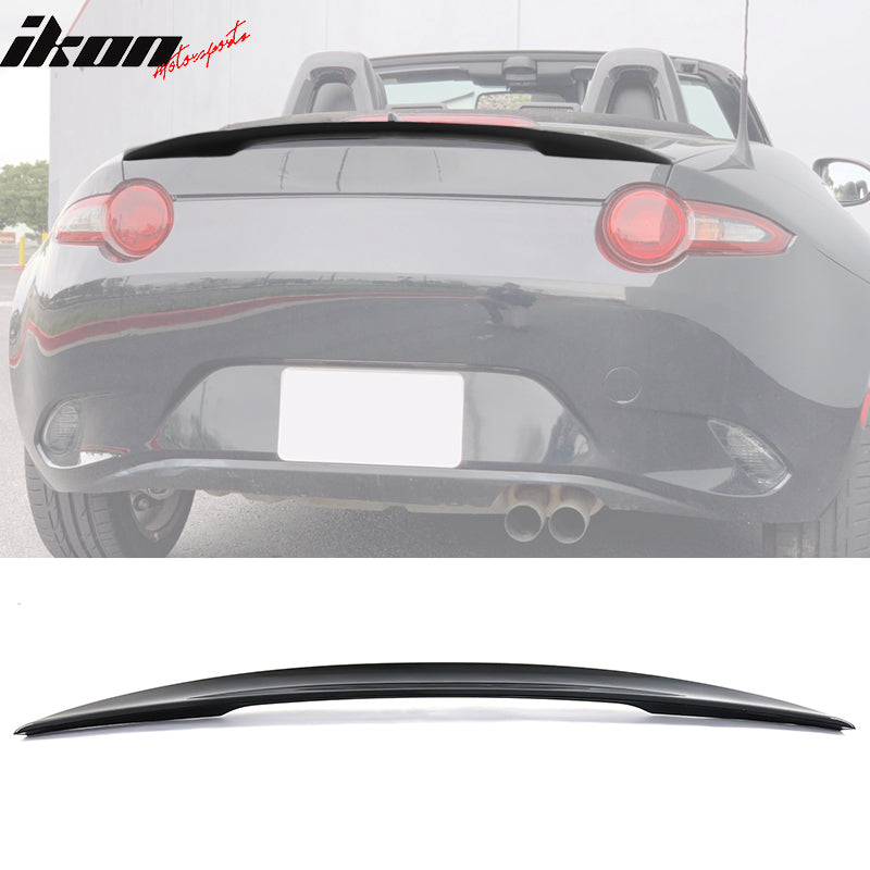 2016-2025 Mazda MX-5 Miata Performance Style #A3F Black Trunk Spoiler