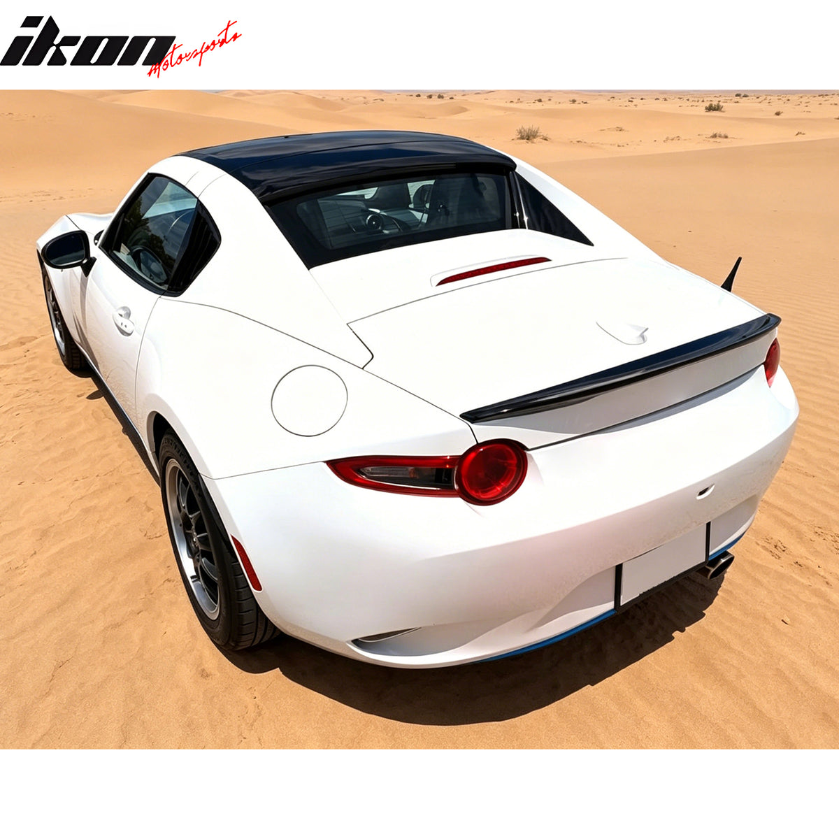 Fits 16-26 Mazda MX-5 Miata Performance Style Trunk Spoiler Painted #A3F Black