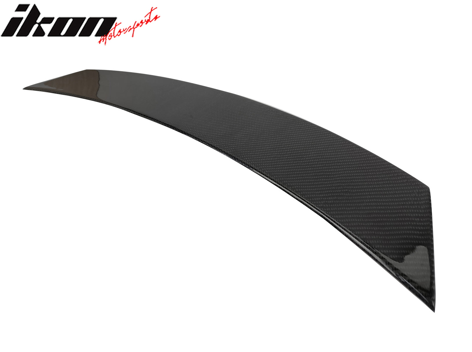 Fits 16-25 Mazda MX-5 Miata 4th V Style Rear Trunk Spoiler Wing Carbon Fiber CF