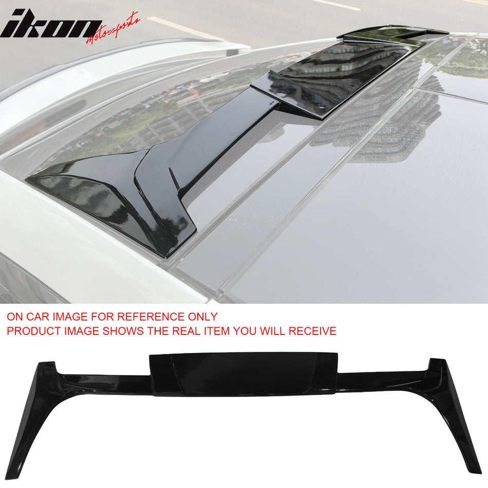 2016-2025 Tesla Model X ST Style Gloss Black Rear Top Roof Spoiler ABS