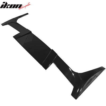 Fits 16-25 Tesla Model X ST Style Rear Top Roof Window Spoiler Wing Gloss Black