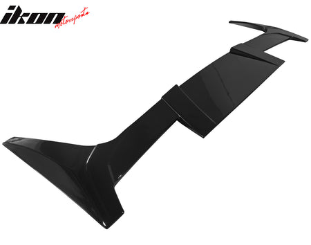 Fits 16-25 Tesla Model X ST Style Rear Top Roof Window Spoiler Wing Gloss Black