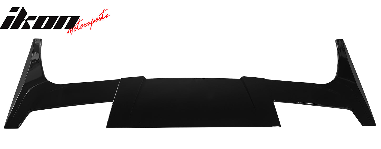 Fits 16-25 Tesla Model X ST Style Rear Top Roof Window Spoiler Wing Gloss Black