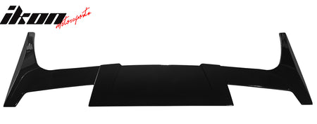 Fits 16-25 Tesla Model X ST Style Rear Top Roof Window Spoiler Wing Gloss Black