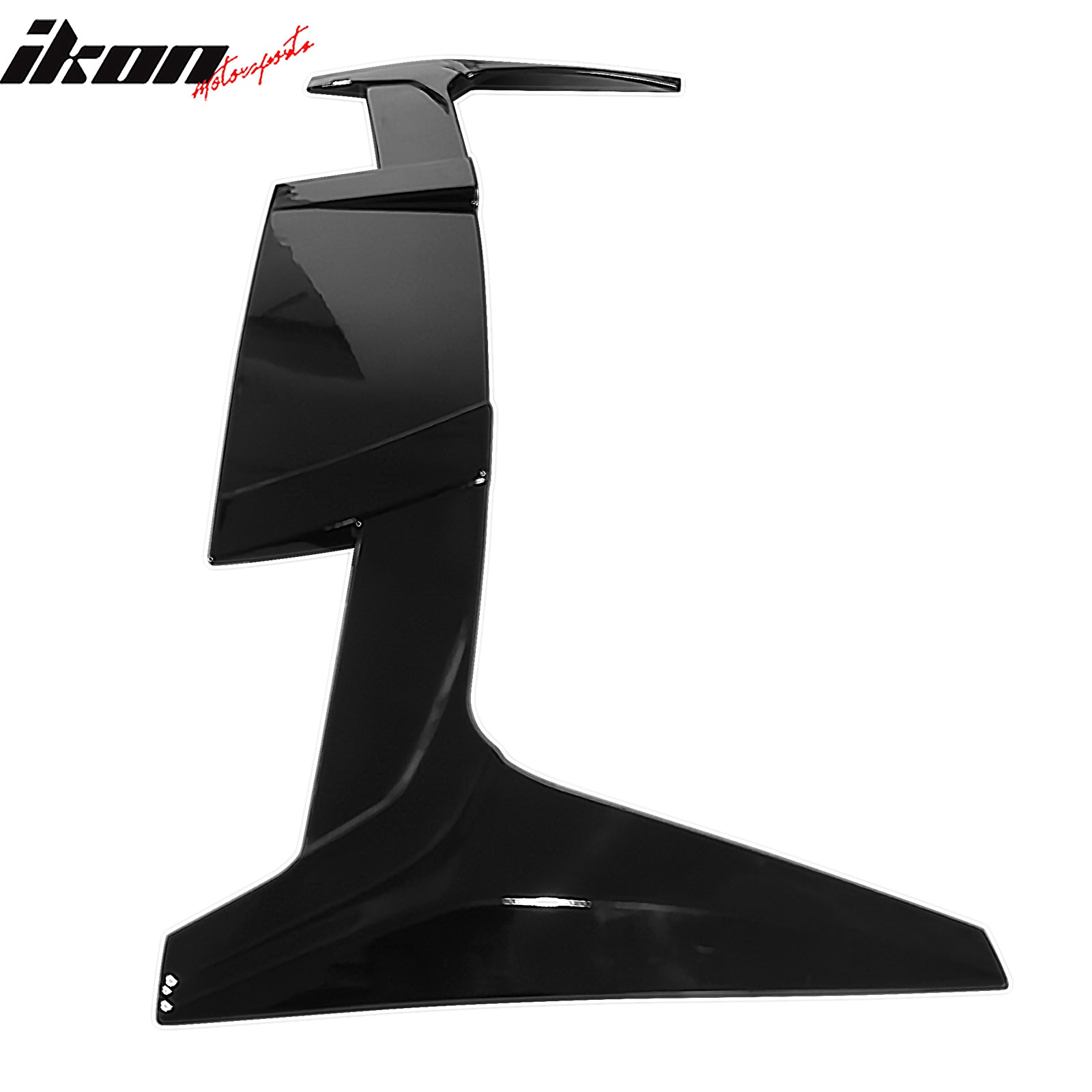 Fits 16-25 Tesla Model X ST Style Rear Top Roof Window Spoiler Wing Gloss Black