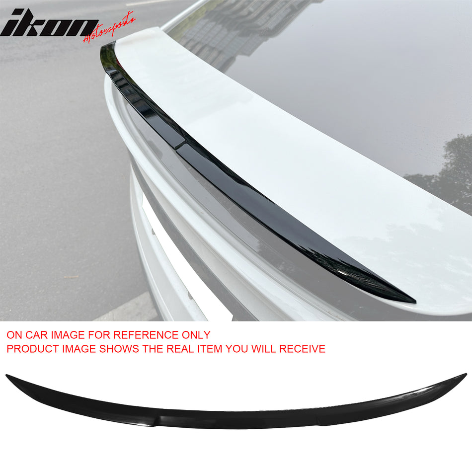 2016-2025 Tesla Model X V Style Gloss Black Rear Trunk Spoiler Lip ABS