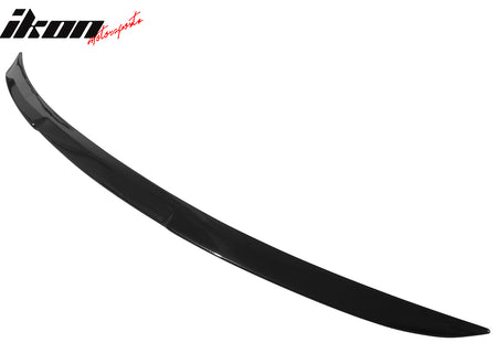 Fits 16-25 Tesla Model X V Style Rear Trunk Decklid Spoiler Wing Lip Gloss Black