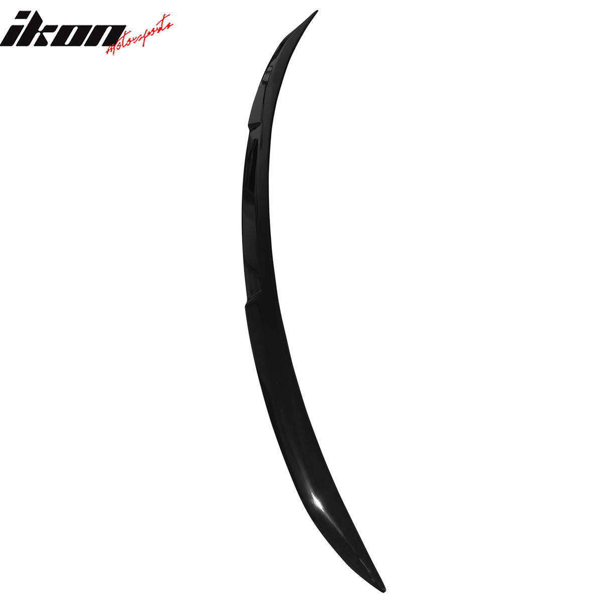 Fits 16-25 Tesla Model X V Style Rear Trunk Decklid Spoiler Wing Lip Gloss Black