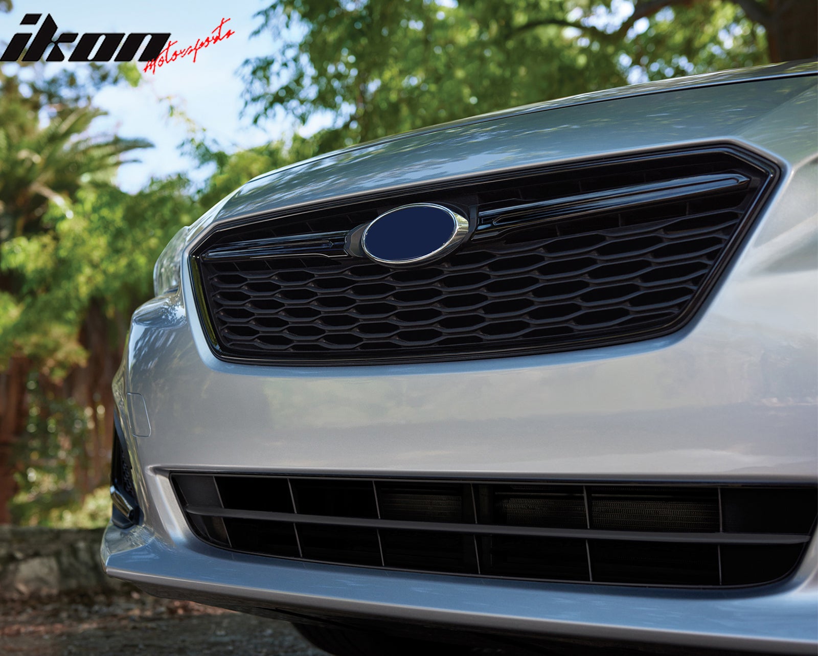 Fits 17-19 Subaru Impreza OE Style Front Bumper Lower Grille Replacement ABS