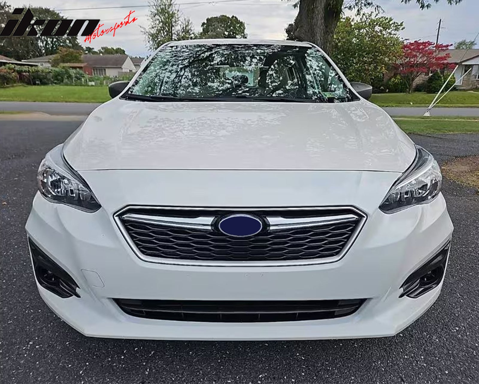 Fits 17-19 Subaru Impreza OE Style Front Bumper Lower Grille Replacement ABS