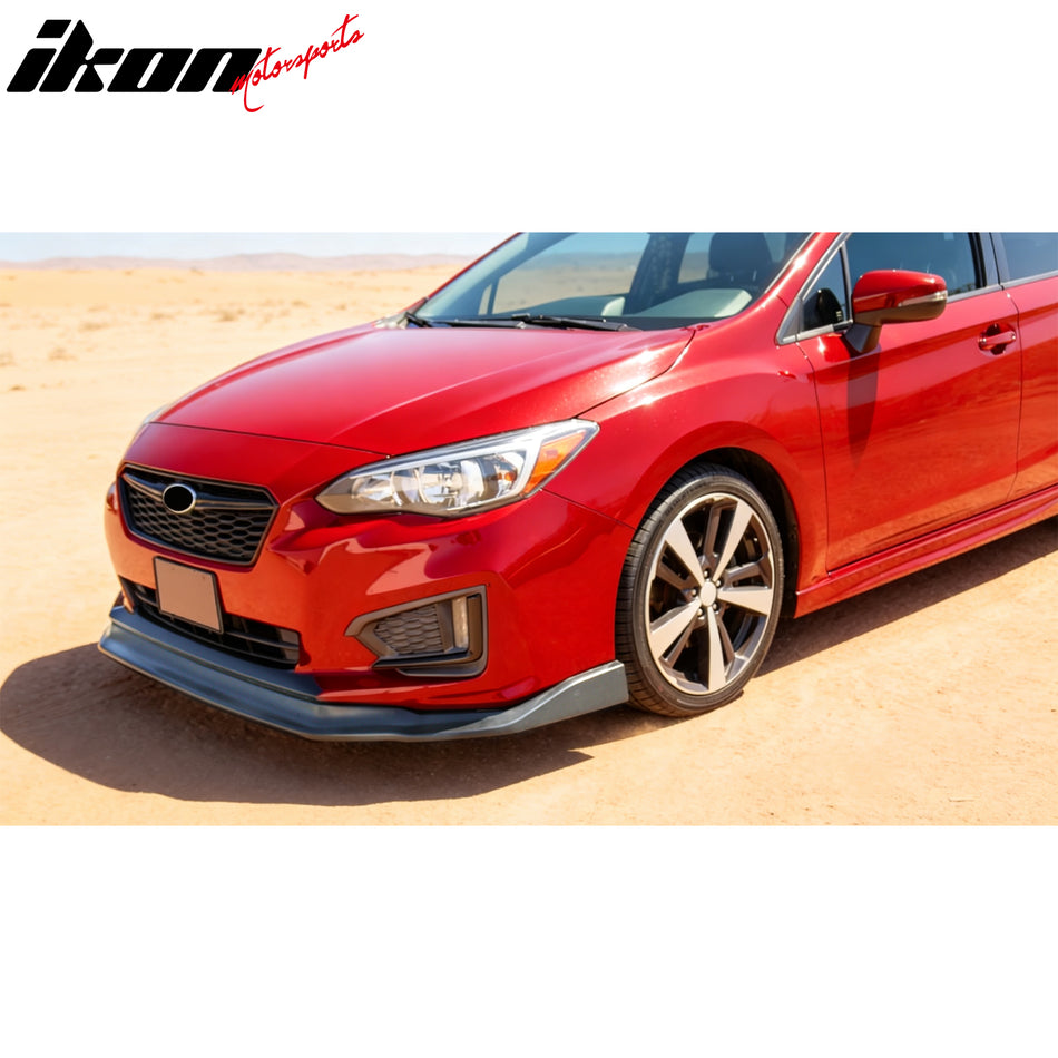 Fit 2017-2019 Subaru Impreza Front Bumper Lip CS Style PU