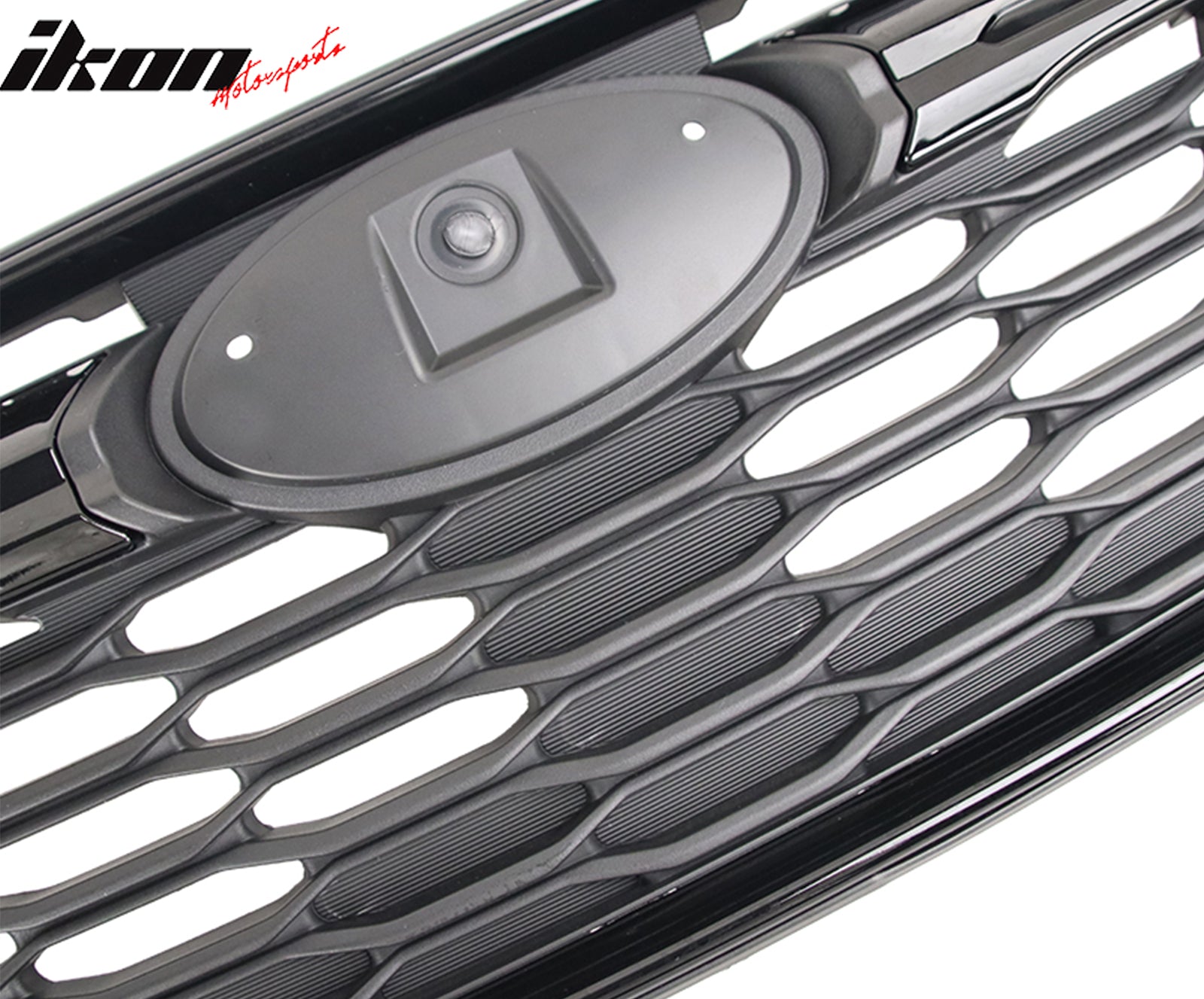 Fits 17-19 Subaru Impreza OE Style Front Bumper Upper Grille ABS Gloss Black